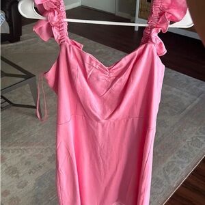 Francesca's Collections Pink Mini Dress